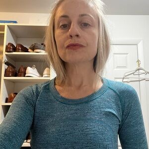 lululemon athletica Blue Long Sleeve Top